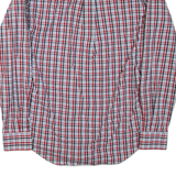 NAUTICA Mens Shirt Red Check Long Sleeve XL