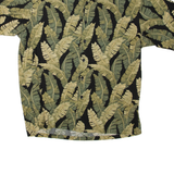 COOKE STREET Mens Hawaiian Shirt Green Floral M