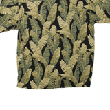 COOKE STREET Mens Hawaiian Shirt Green Floral M
