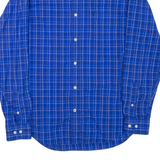 NAUTICA Mens Shirt Blue Check Long Sleeve M