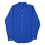 NAUTICA Mens Shirt Blue Check Long Sleeve M