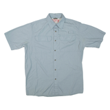 WRANGLER Mens Plain Shirt Grey M