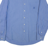 CHAPS Mens Shirt Blue Striped Long Sleeve XL