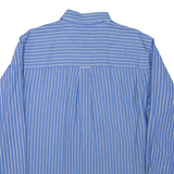 CHAPS Mens Shirt Blue Striped Long Sleeve XL