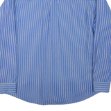 CHAPS Mens Shirt Blue Striped Long Sleeve XL