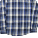 WRANGLER Mens Shirt Blue Check Long Sleeve M