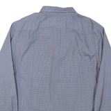 NAUTICA Mens Shirt Grey Gingham Long Sleeve XL