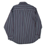 NAUTICA Mens Shirt Blue Striped Long Sleeve XL