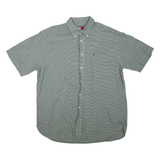 TOMMY HILFIGER Mens Shirt Green Gingham L