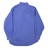 TOMMY HILFIGER Mens Plain Shirt Blue Long Sleeve L