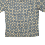 BURMA BIBAS Mens Shirt Grey Geometric L