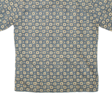 BURMA BIBAS Mens Shirt Grey Geometric L