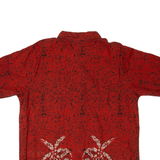 ROUTE 66 Mens Hawaiian Shirt Red L