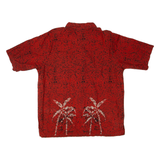 ROUTE 66 Mens Hawaiian Shirt Red L
