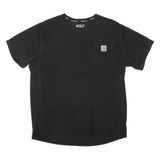 CARHARTT Womens T-Shirt Black L