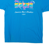 HANES Examiner Bay To Breakers Mens T-Shirt Blue XL