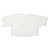 NIKE Cropped Womens T-Shirt White L