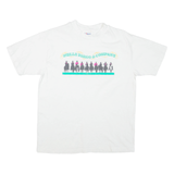 HANES Wells Fargo & Company Womens T-Shirt White L