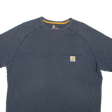 CARHARTT Mens T-Shirt Blue XL