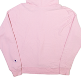 CHAMPION Womens Pink Hoodie L