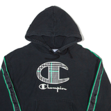 CHAMPION REVERSE WEAVE Womens Black Hoodie L