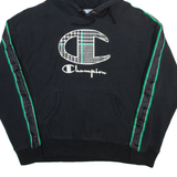 CHAMPION REVERSE WEAVE Womens Black Hoodie L