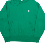 CHAMPION Mens Green Hoodie M