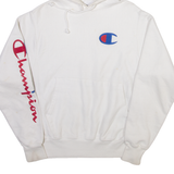 CHAMPION Mens White Hoodie S