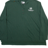 CHAMPION Womens Green Hoodie L