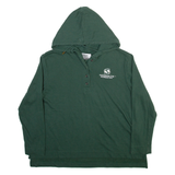 CHAMPION Womens Green Hoodie L