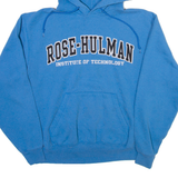 CHAMPION Rose-hulman Mens Blue Hoodie USA M