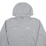 NIKE Mens Grey Hoodie Full Zip S