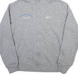 NIKE Mens Grey Hoodie Full Zip S