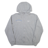 NIKE Mens Grey Hoodie Full Zip S