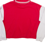 TOMMY HILFIGER Cropped Womens Red Hoodie M