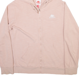 KAPPA Womens Pink Hoodie Full Zip XL