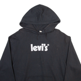 LEVI'S Mens Black Hoodie L