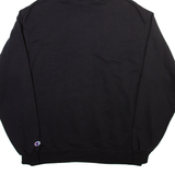 CHAMPION Mens Black Hoodie L