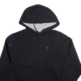 CHAMPION Mens Black Hoodie S
