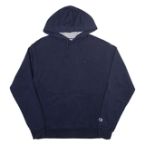 CHAMPION Mens Blue Hoodie M