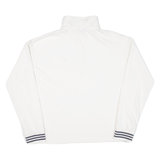 NAUTICA Womens Sweatshirt White 1/4 Zip S