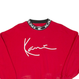 KARL KANI Mens Sweatshirt Red M