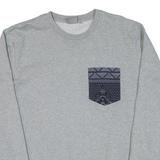 CARHARTT Mens Sweatshirt Grey M