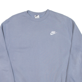 NIKE Womens Sweatshirt Blue M