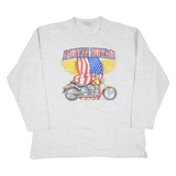 DETTO FATTO American Heritage Mens Sweatshirt Grey USA XL
