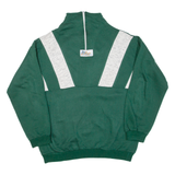 Mens Sweatshirt Green 1/4 Zip M