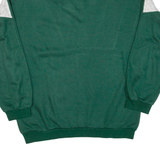 Mens Sweatshirt Green 1/4 Zip M