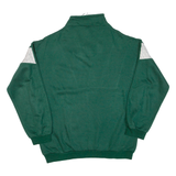 Mens Sweatshirt Green 1/4 Zip M