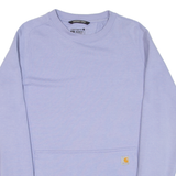 CARHARTT Relaxed Fit Womens Sweatshirt Purple M