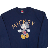 DISNEY Mickey Mouse Womens Sweatshirt Blue XL
